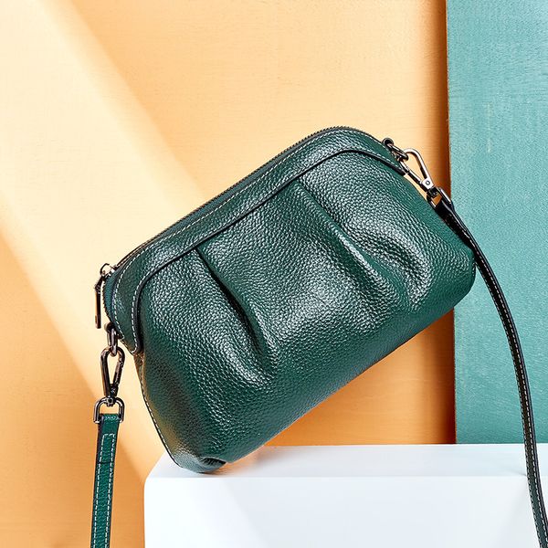 

genuine leather shell bag female new lychee pattern england style women shoulder bags famous crossbody bag jd05201
