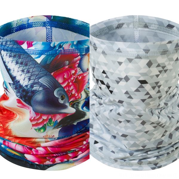 

lsmye hiking scarf ice face tube bandana men women balaclava cycling outdoor sports silk mask training running fishing masks scarf, Black