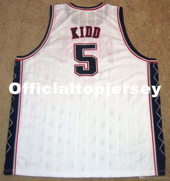 

new jason kidd njn rbk home jersey men xs-5xl.6xl shirt stitched basketball jerseys retro ncaa, Black;blue