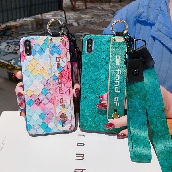

фиксатор лучезапястного сустава половина обернутый телефона чехол для iphone 8 7 6 6s plus x xr xs max 8 плюс стенд держатель с талрепом зад