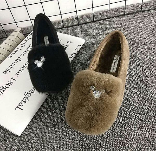 

nurse shoes casual female sneakers dress flats women 2019 fashion women's autumn shallow mouth loafers fur clogs platform round, Black