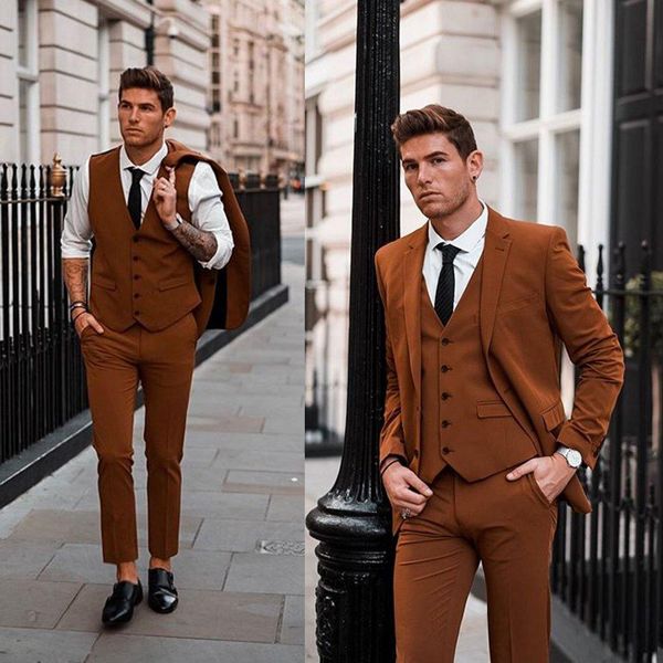 

three piece handsome mens suit new fashion groom suit wedding suits for men slim fit groom tuxedos for man, Black;gray