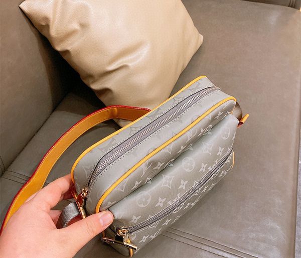

конструктор бумажник высокого качества сумка дизайнерская марка crossbody мешок 5a мужчины кошелек сумки на ремне, White
