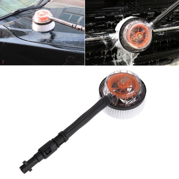 

car-styling gs rotatable circular brush type connect with high pressure gun for karcher dropshipping