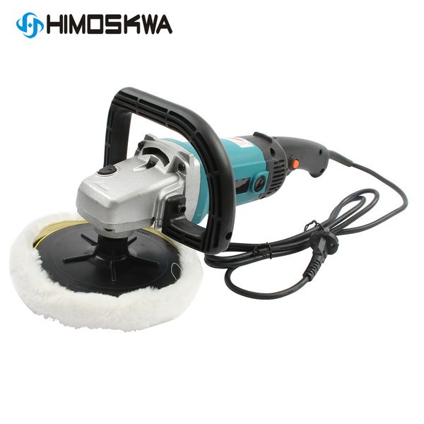 

himoskwa car polisher 1200w variable speed 500-3300rpm car paint care tool polishing machine 220v polishing machine