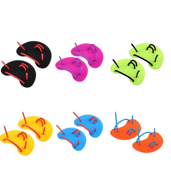 

kids swimming hand paddles fins gloves swim training aid