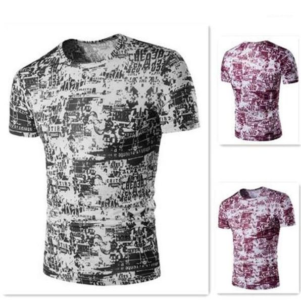 

clothing mens designer tshirt summer slim 3d digital printed teenager fashion short sleeve tees male, White;black