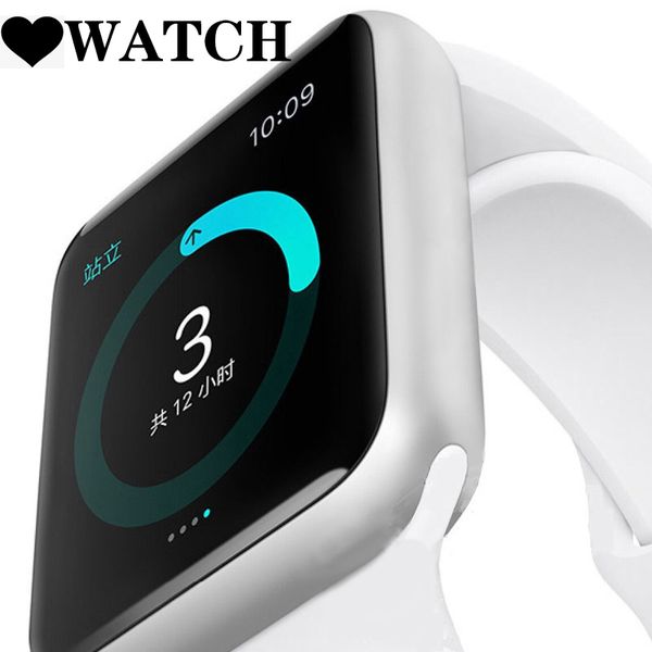 

44mm Goophone Watch 4 Aluminum Alloy Digital Crown Wireless Charge MTK2502 Bluetooth Control Real Time Heart Rate Monitor for iPhone XS Max