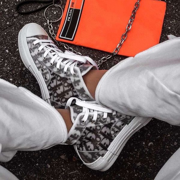 

fashion design 19ss basketball shoes limited luxury basket hommes femme men women classic b22 oblìque sports running shoes sneakers 36-45, Blue;gray