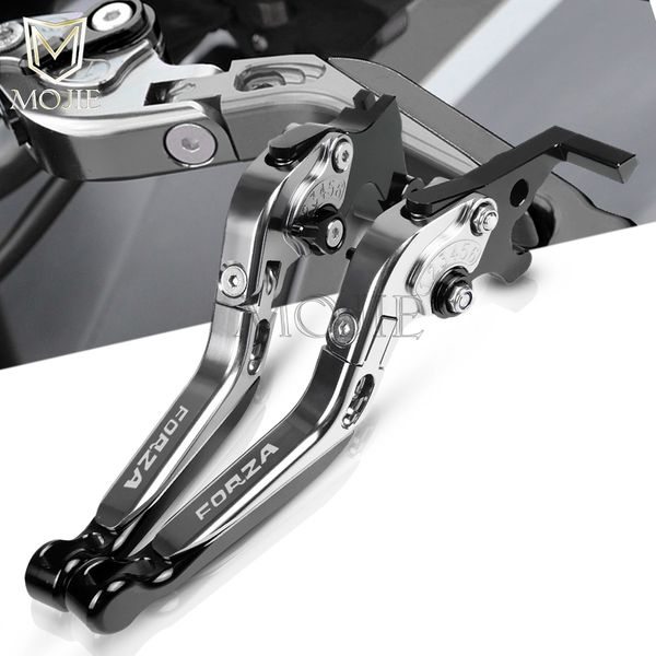 

motorcycle forza250 brake clutch levers for forza 250 2010-2018 2017 2016 2015 cnc folding extendable brake clutch levers