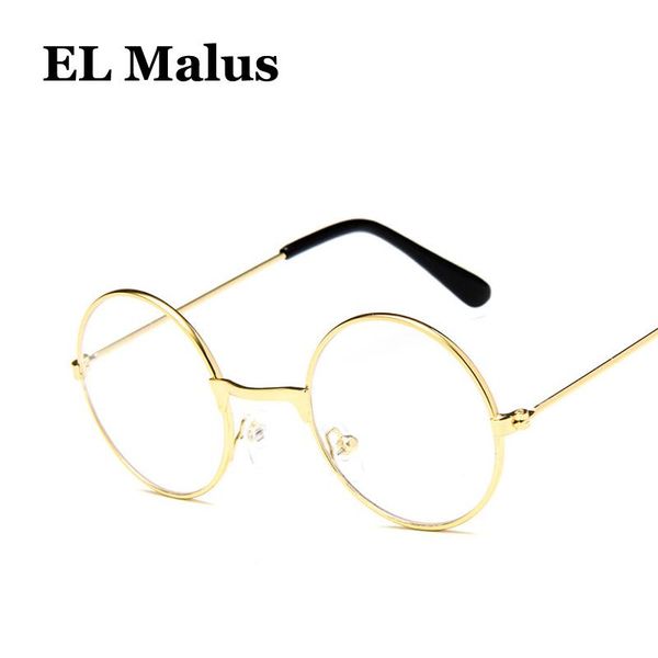 

el malus]retro small cute round metal frame sunglasses gold children kids uv400 lens mirror vintage sun glasses boys girls amouz, Blue