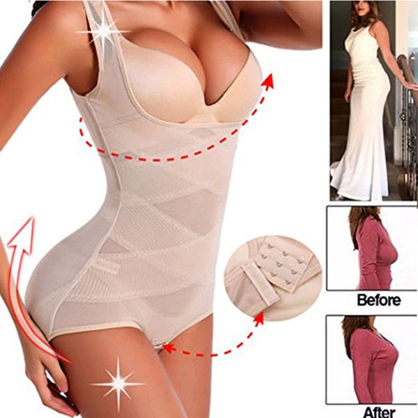 

yumdo cinta modeladora full body shaper hollow out slimming waist trainer fajas modeladoras underbust lingerie, Black;white