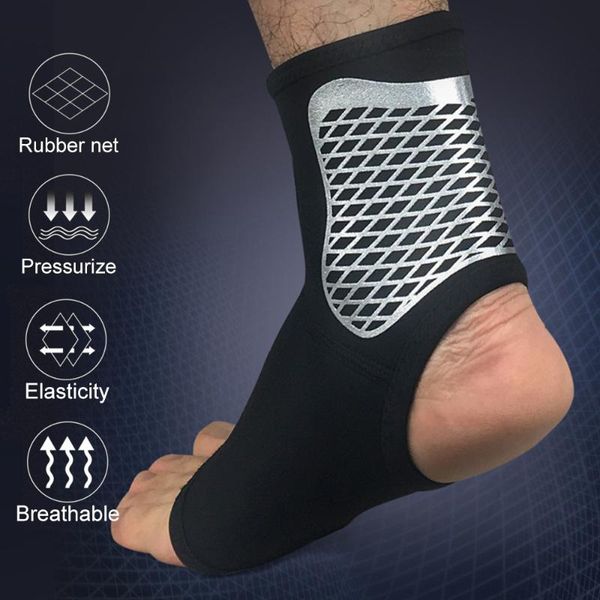 

sfit new ankle support ankle sprain brace guard anti slip breathable support compression strap sport fitness guard band, Blue;black