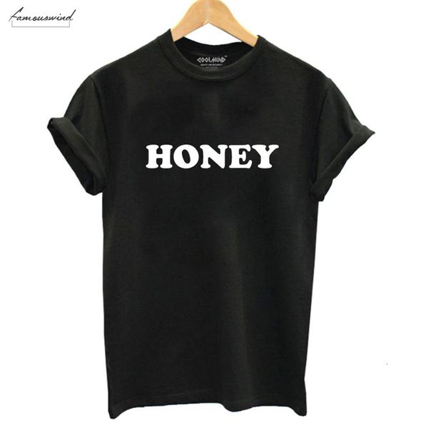 

tshirt cotton short sleeve t shirt women fashion honey 100% cotton print o neck women wr0411b female summer t shirt, White