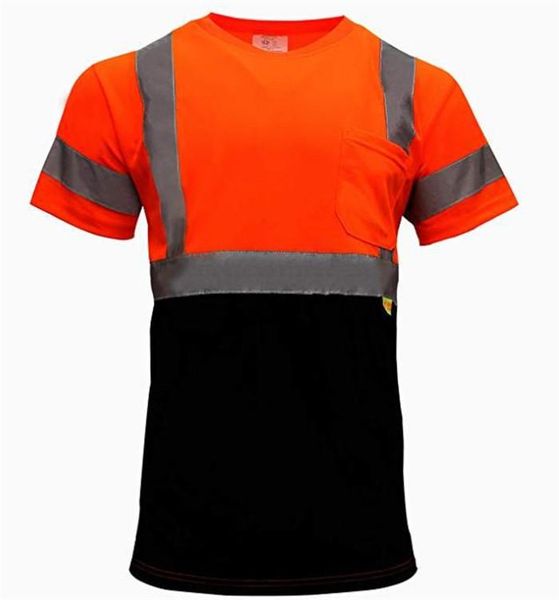 

3m reflective designer mens summer designer tshirts crew neck shorts sleeve solid color fashion style homme clothing, Black