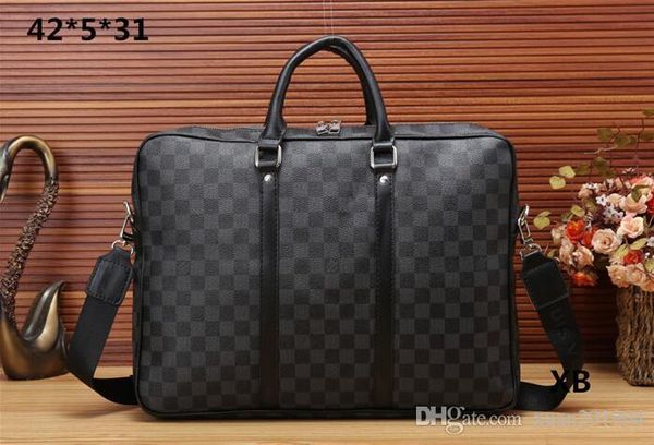 

1134 18 new men's briefcase luxury business package lapbag leather messenger package clutch handbag 113