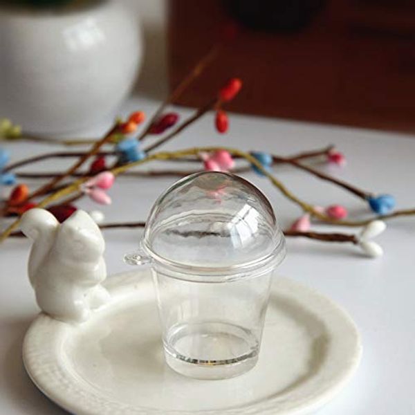 

кубок box тирамису мусс круглого кубок пластикового поддельные опилки с пластиковой крышкой искусственного парфе мороженных круглой французс