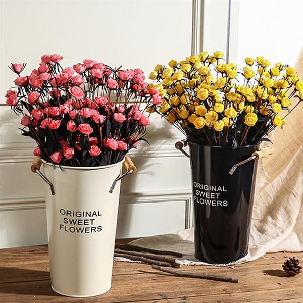 

10pcs artificial rose flowers fake flower artificial flower lifelike flowers imitation bouquet for household decoration