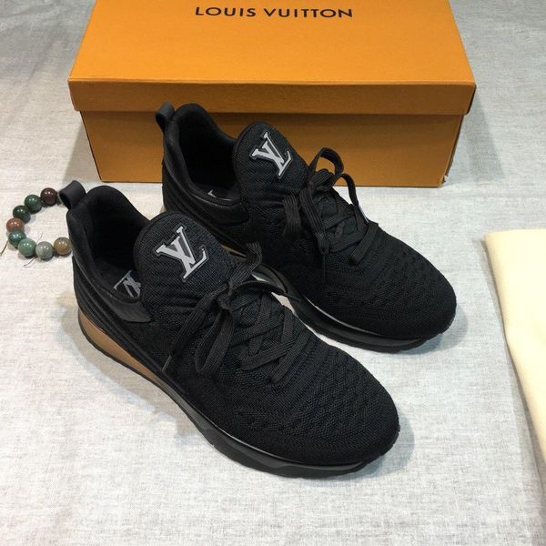 

a1 fashion casual shoes sports shoes men sneakers comfortable breathable knitted uppers original box packaging zapatos hombre, Black