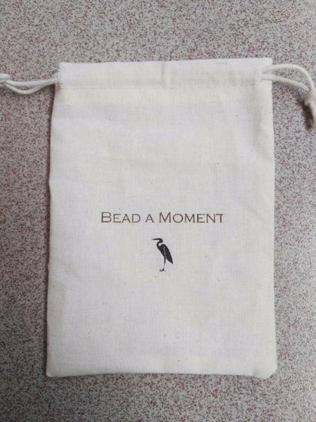 

cotton jewelry pouch cotton gift drawstring pouch bag custom logo gift bag ornament, Black