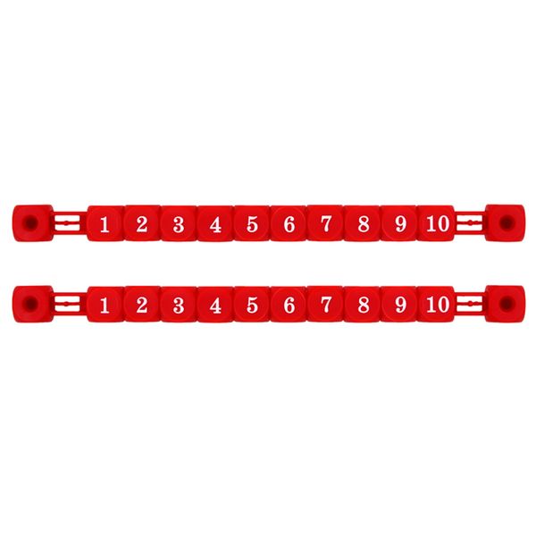 

2pcs square shape counter air hockey accessories easy install indoor keeper score board plastic game professional table football