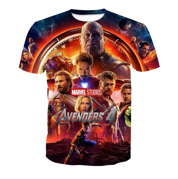 

Avengers 4 3d Print t shirts Men Women Summer Tshirt Short Sleeved Marvel Movie Tees