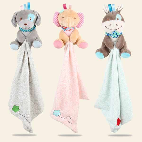 

cute cartoon newborn towels 31*29*15cm soft cotton baby towel handkerchief breathable square infant face towel solid baby supply