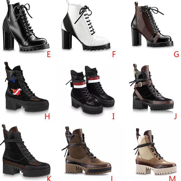 

Late t women de igner boot martin de ert boot flamingo love arrow medal 100 real leather coar e ize u 5 11 winter leather woman hoe 42