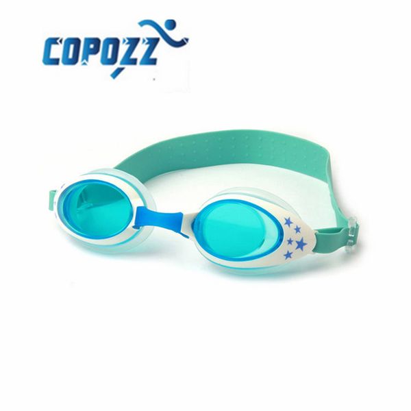 

copozz dropshipping 1*outdoor kids swimming glasses children swimming goggles anti-fog swim glasses adjustable
