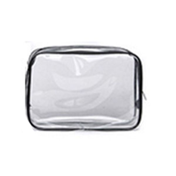 

new transparent cosmetic bag eco-friendly pvc transparent female cosmetic bag women portable travel make up toiletry bags
