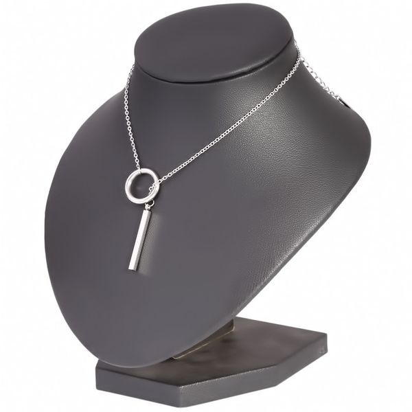 

gold circle sun necklace for women titanium steel hollow out round sweater pendant necklaces jewelry collares aesthetic, Silver