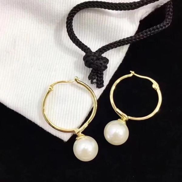 

selling explosion models simple twisted pearl personality wild designer earrings luxury designer jewelry women earrings, Golden