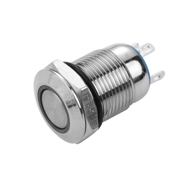 

1pc led bulb night light pu h button witch 12mm momentary elf locking witche waterproof metal 4 pin whole ale new