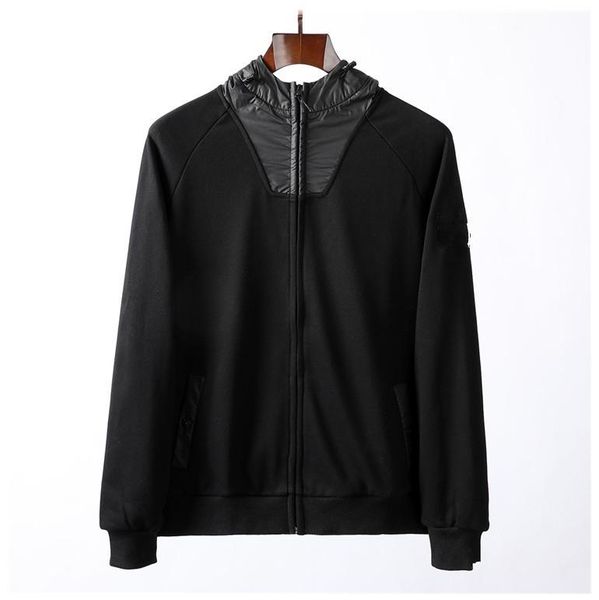 

toney men's and women's hoodie 2020 spring and autumn new european zipper hoodie sweater retro street loose couple jumper, Black