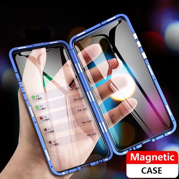 

360 full magnetic for xiaomi mi 9t case mi9t pro glass case for xiaomi redmi k20 pro magnet tempered cover