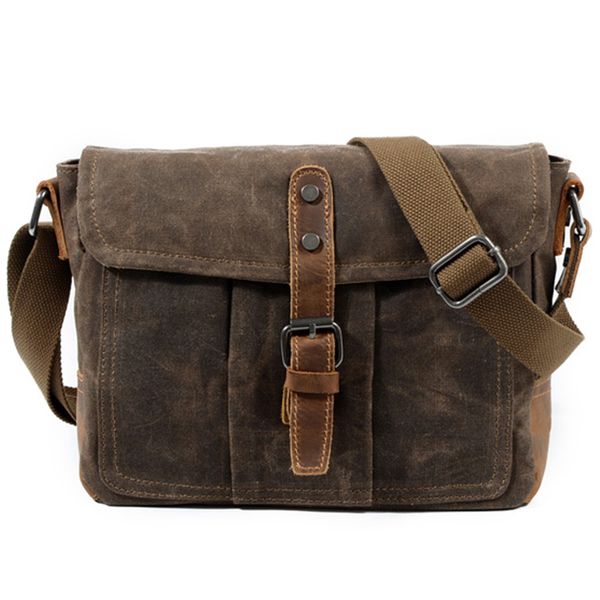 

crossbody men's shoulder bag waterproof canvas bag men's casual messenger