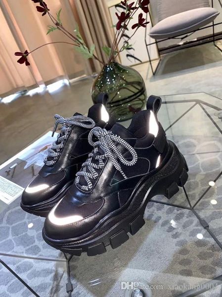 

perfect official quality shoes designer new luxury eclypse stella platform sneakers fashion mccartney women comfortable shoes 35-40 ms06, Black