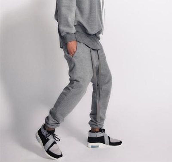 

Спортивные штаны с поясом в виде ленты Хип-хоп Kanye West Свободные брюки-бегунки Элас