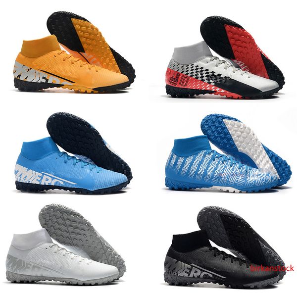 

2019 горячий mercurial superfly 7 vii клуб tf ic крытый turf 360 cr7 роналдо неймар njr бутсы бутсы