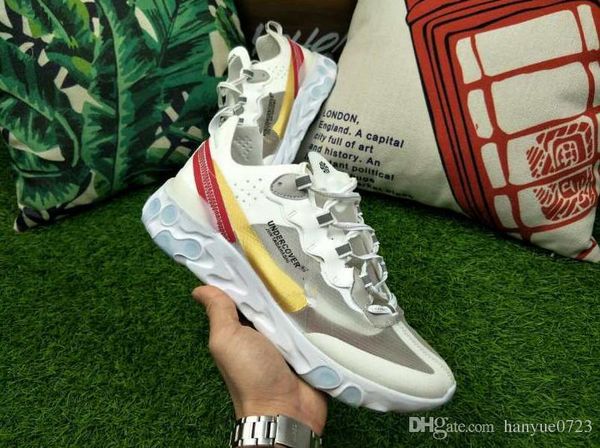 

Undercover x upcoming react element 87 pack black epic neaker brand men women trainer men women de igner running hoe zapato 2018 new