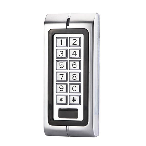 

waterproof rfid door access control system with back light keypad metal case