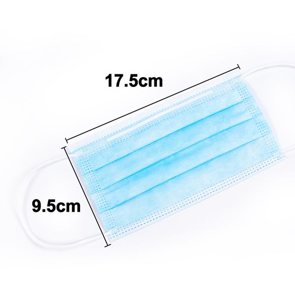 

омк сертификат ce fda в ушной анти-пыли 3 ply для защиты ffp2 голубой маски одноразовые в магазине