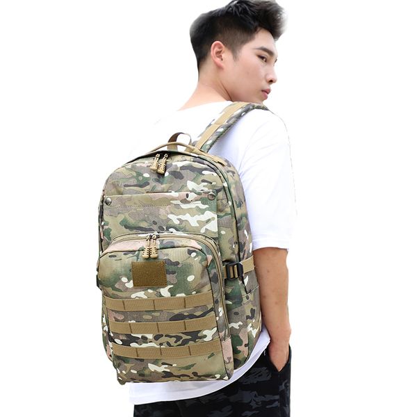 

35l large capacity molle tactical backpack army bags outdoor hiking trekking hunting camping bag camouflage