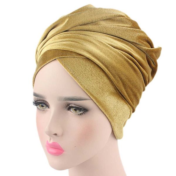 

head women velvet turban headband wrap hijab extra long velvet tube head wrap scarf bandanas women fashion hijab turban