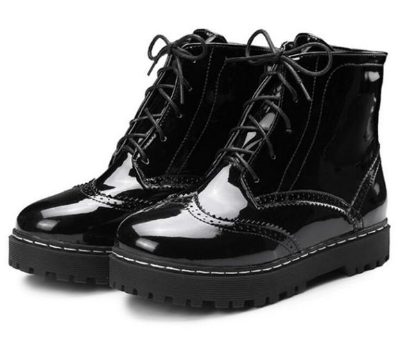 Compre Charm2019 Sapato Feminino Botines Mujer Roma Zapatos Charol