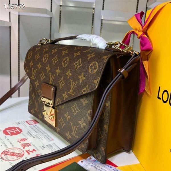 

2019 New Pattern Tide Single Shoulder Package Fashion Leisure Time Genuine Leather Satchel designer purses handbags sale964