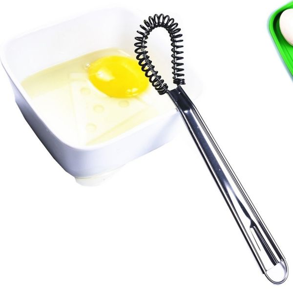 

stainless steel egg beater hand whisk magic hand held sauce stirrer blender milk frother foamer coffee mixer kitchen tools