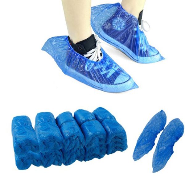 

20 шт. / упак. медицинские водонепроницаемые бахилы пластиковые одноразовые бахилы дома галоши дождливый день пол протектор обувь крышка