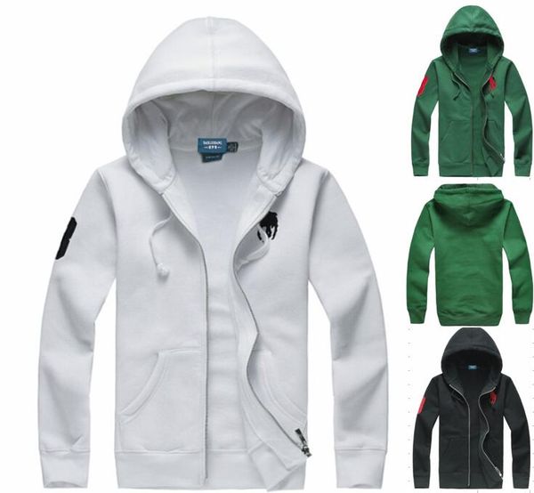 

2018 New Mens Big Horse Поло Толстовки и Кофты осень-зима повседневная с капюшоном спортивн