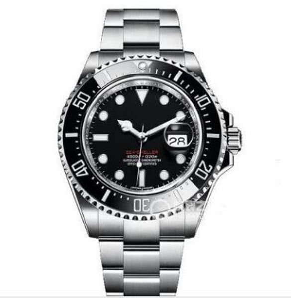 

men's luxury watch sea making type men wristwatches sea-dweller luxury watch dial luminous function, Slivery;brown